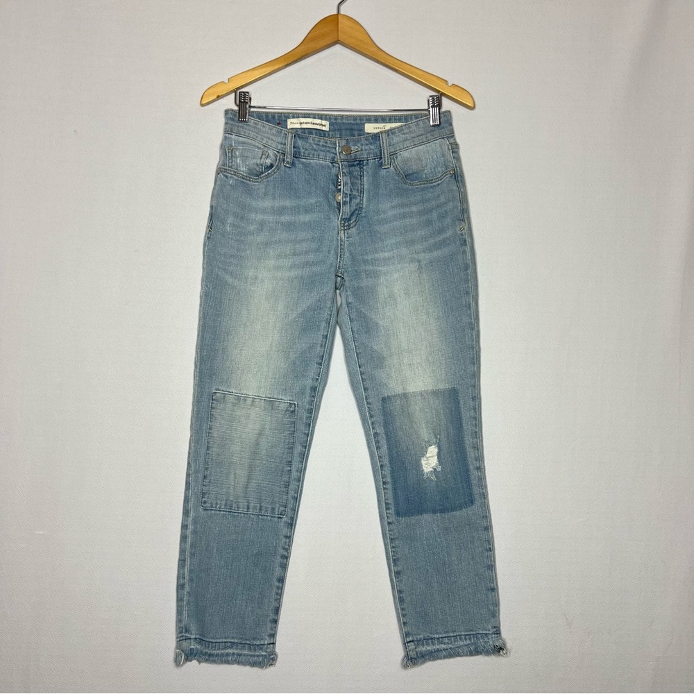Pilcro Letterpress Anthropologie Hyphen Blue Denim Women’s Pants Size 26